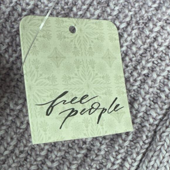 Free People Womens Pink Freya Short Sleeve Sweater - Size L New - Picture 4 of 7